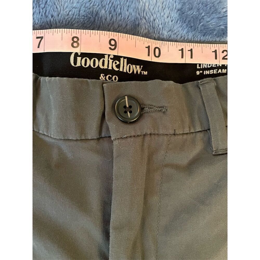 Goodfellow & Co Men's Gray Chino Shorts Size 36 Casual Wrinkle Resistant - Picture 3 of 11